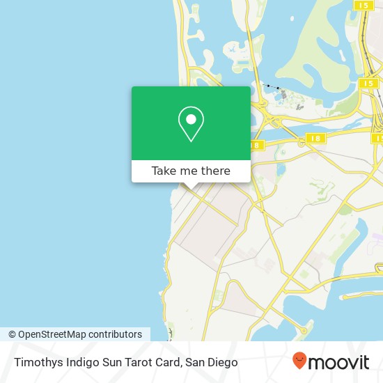 Mapa de Timothys Indigo Sun Tarot Card