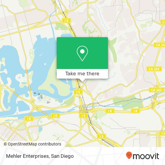 Mapa de Mehler Enterprises