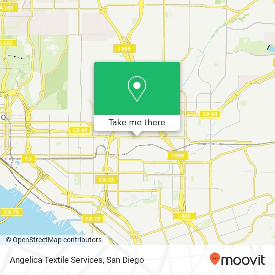 Angelica Textile Services map