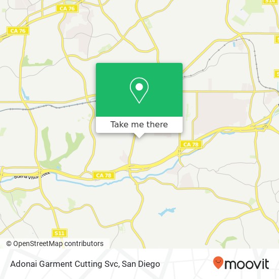 Adonai Garment Cutting Svc map