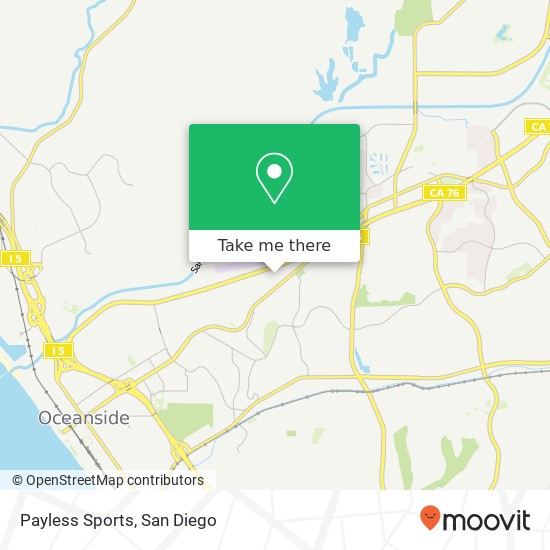 Payless Sports map