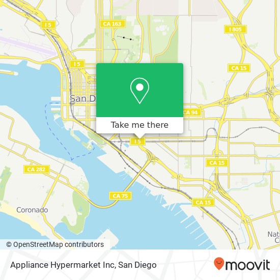 Appliance Hypermarket Inc map