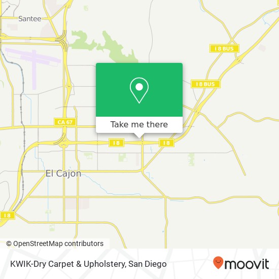 Mapa de KWIK-Dry Carpet & Upholstery