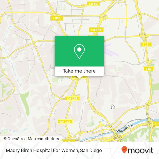 Mapa de Maqry Birch Hospital For Women