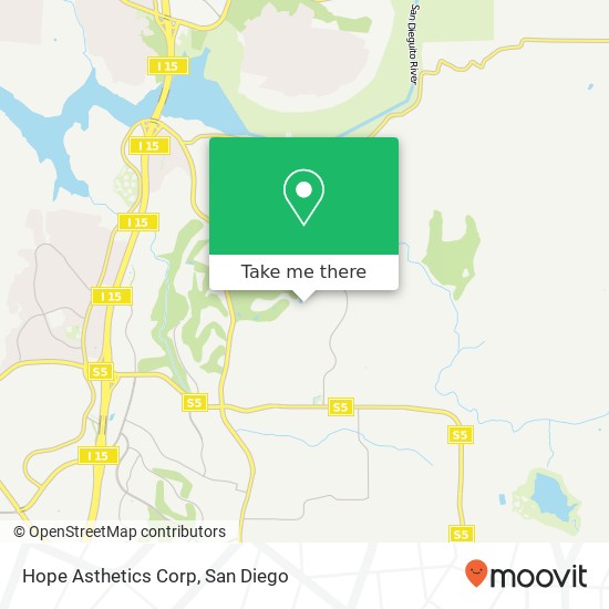 Mapa de Hope Asthetics Corp