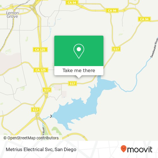 Metrius Electrical Svc map