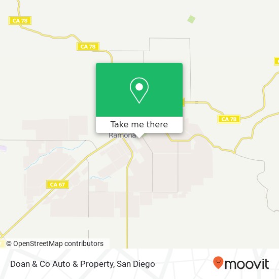 Mapa de Doan & Co Auto & Property