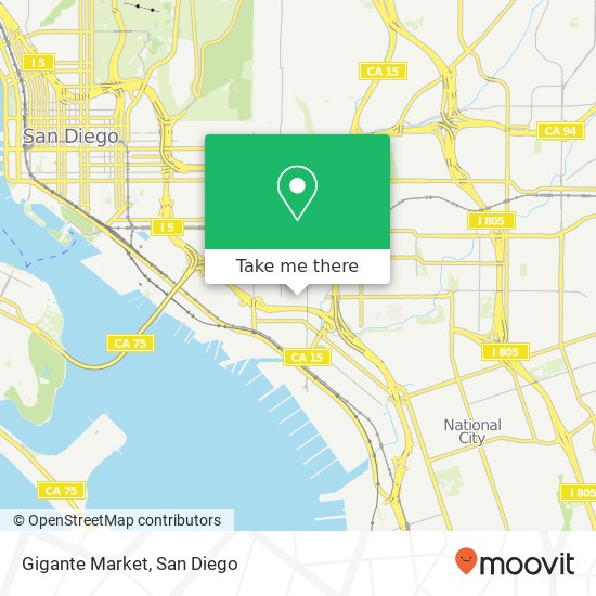 Gigante Market map