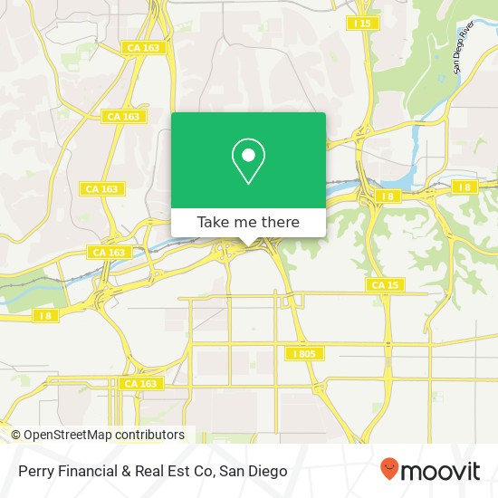 Perry Financial & Real Est Co map