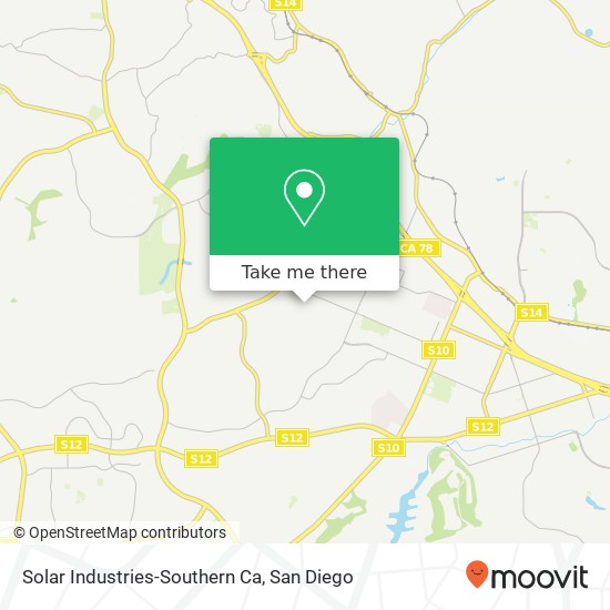 Mapa de Solar Industries-Southern Ca