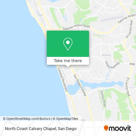 North Coast Calvary Chapel map