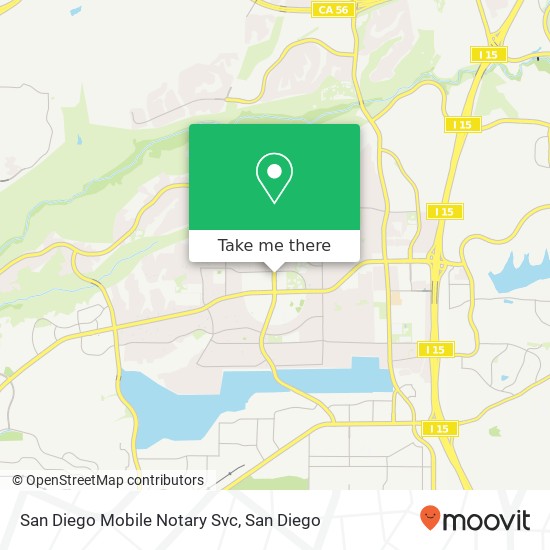 San Diego Mobile Notary Svc map