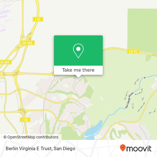 Mapa de Berlin Virginia E Trust