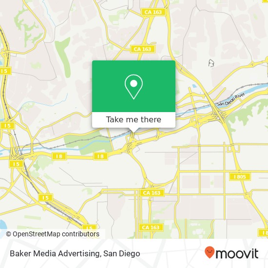 Baker Media Advertising map