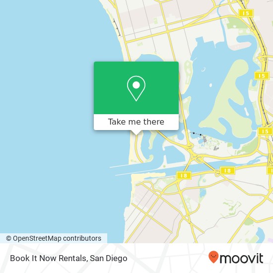 Mapa de Book It Now Rentals