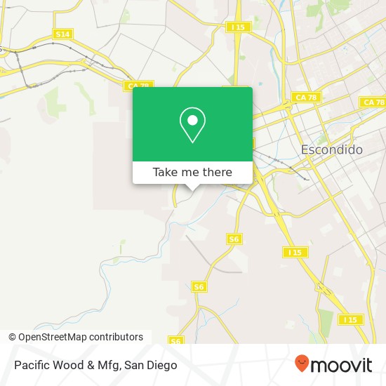 Mapa de Pacific Wood & Mfg