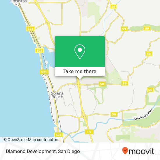 Diamond Development map