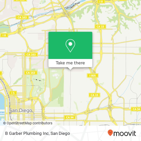 B Garber Plumbing Inc map