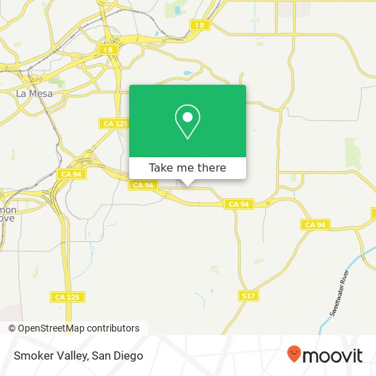 Smoker Valley map