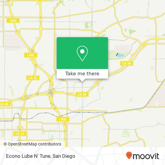 Econo Lube N' Tune map