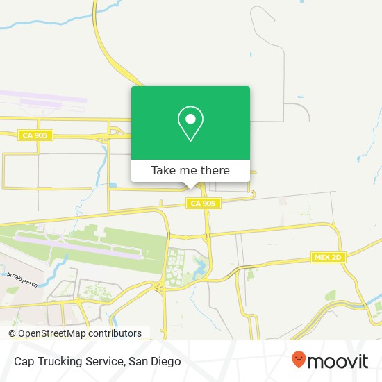 Mapa de Cap Trucking Service