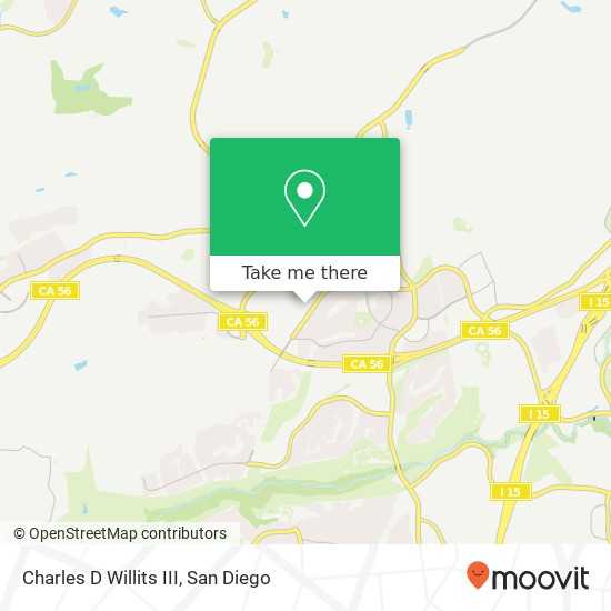 Charles D Willits III map