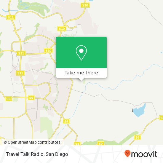 Mapa de Travel Talk Radio