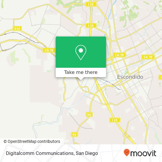 Digitalcomm Communications map