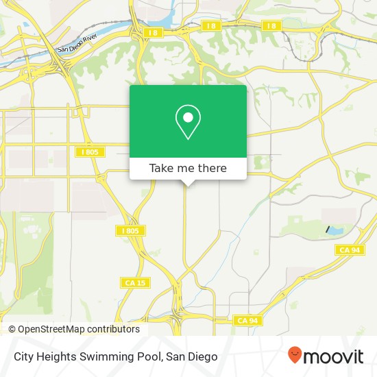 City Heights Swimming Pool map