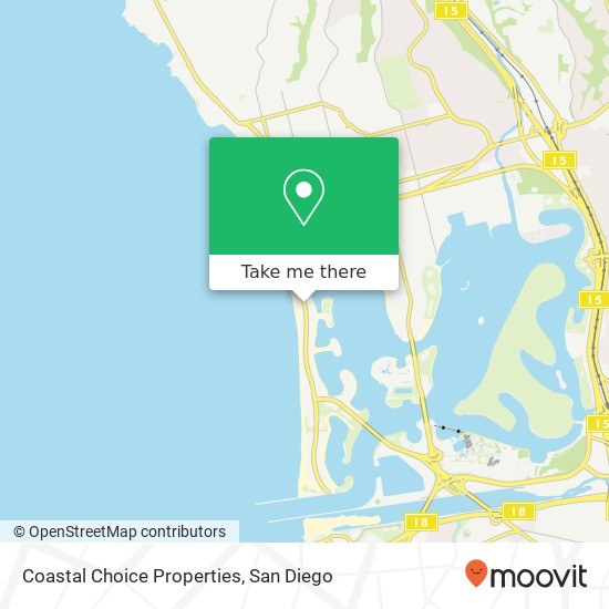 Mapa de Coastal Choice Properties