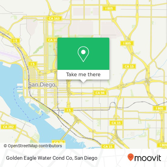 Golden Eagle Water Cond Co map