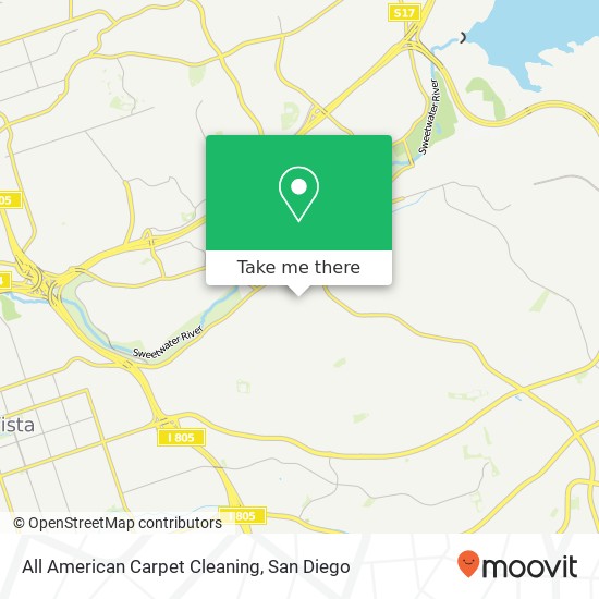 All American Carpet Cleaning map