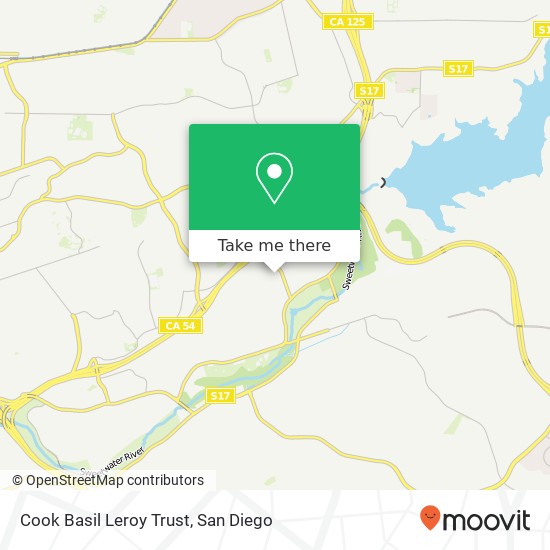 Cook Basil Leroy Trust map