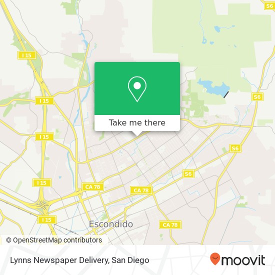 Lynns Newspaper Delivery map