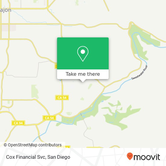 Cox Financial Svc map