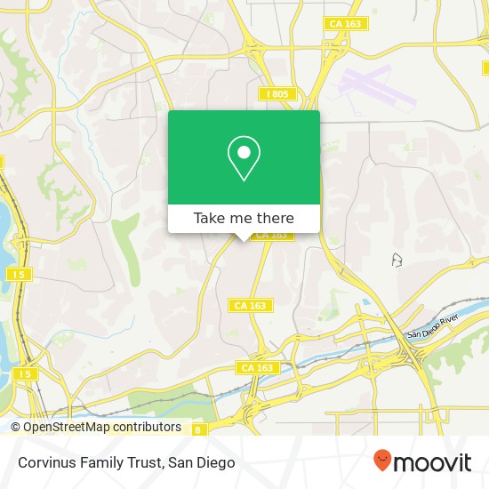 Corvinus Family Trust map