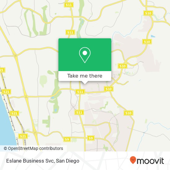 Eslane Business Svc map