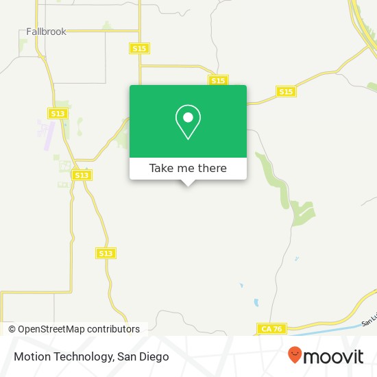 Mapa de Motion Technology