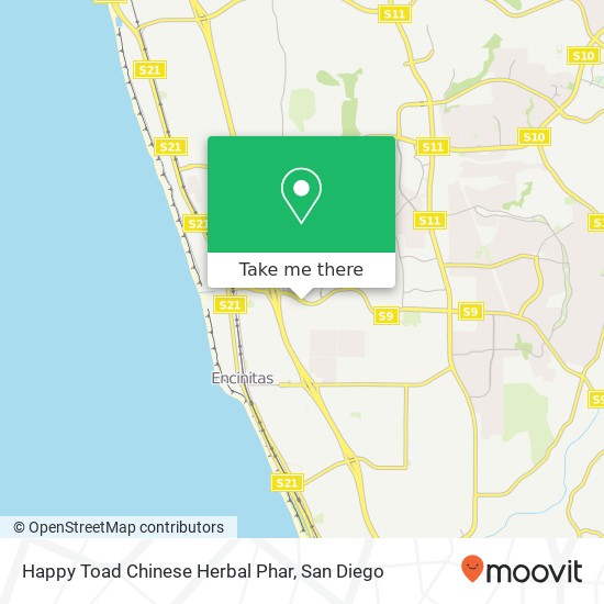 Happy Toad Chinese Herbal Phar map