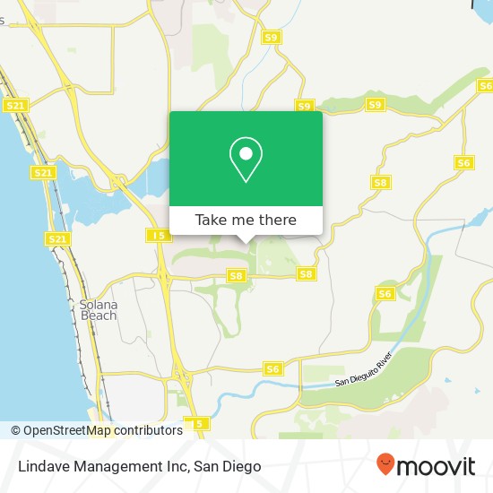 Lindave Management Inc map