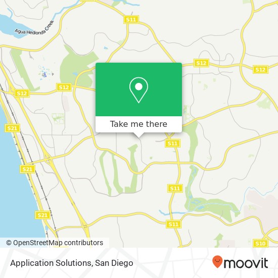 Mapa de Application Solutions