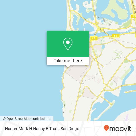 Hunter Mark H Nancy E Trust map