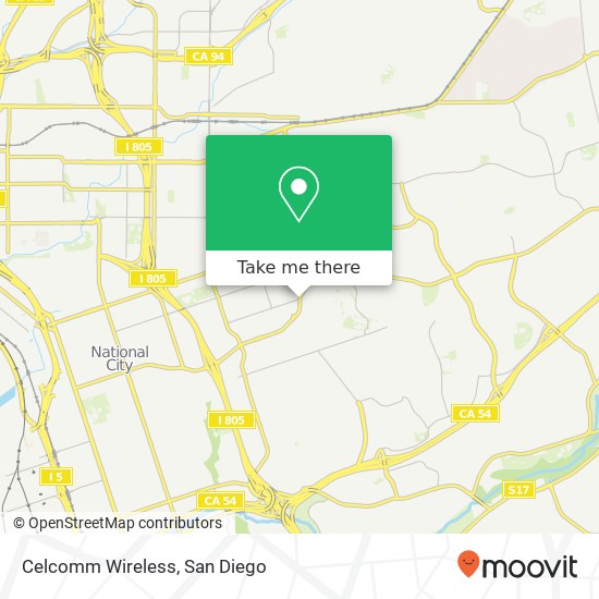 Mapa de Celcomm Wireless