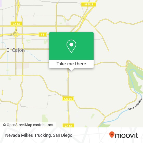 Mapa de Nevada Mikes Trucking