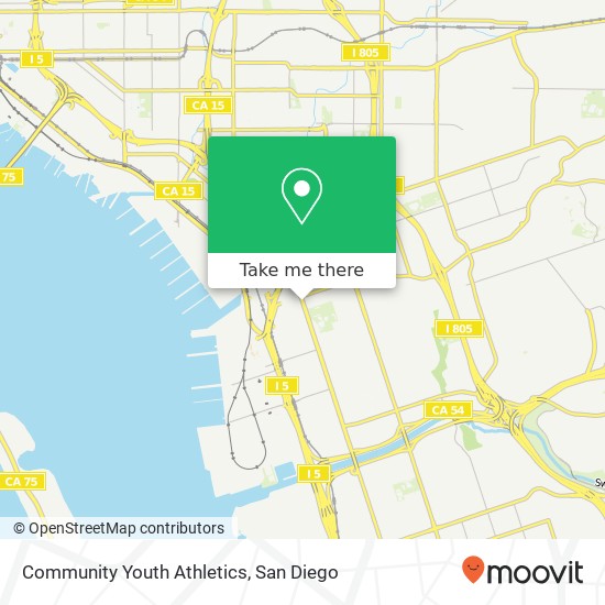 Community Youth Athletics map