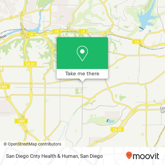 San Diego Cnty Health & Human map