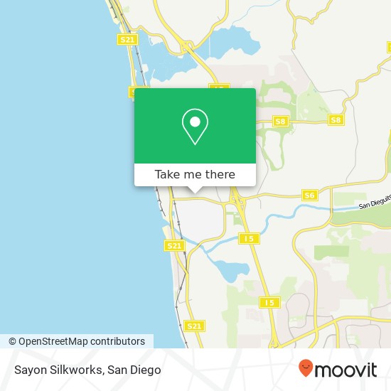 Mapa de Sayon Silkworks