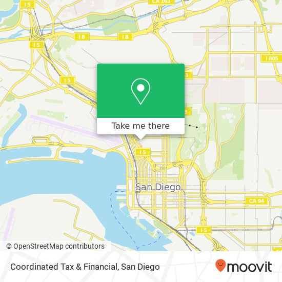 Coordinated Tax & Financial map