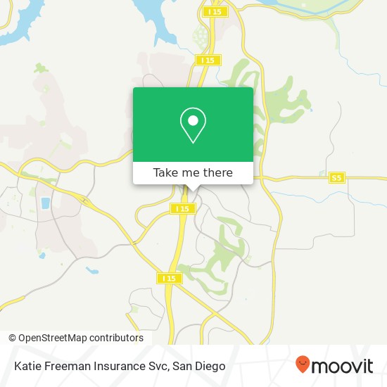 Katie Freeman Insurance Svc map