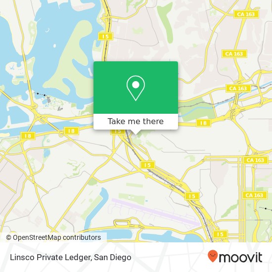 Mapa de Linsco Private Ledger